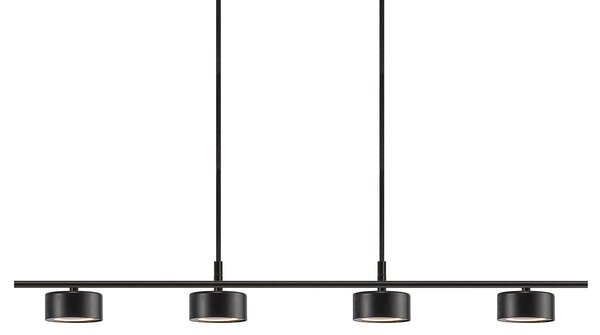 Lustră Pendul Nordlux, Clyde, reglabil, Negru, Bucătărie, Metal, Modern