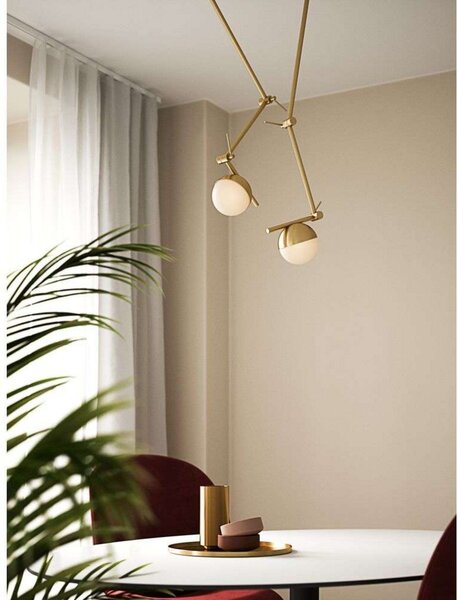 Lampă de perete Nordlux, Roșu, Camera de zi, Metal