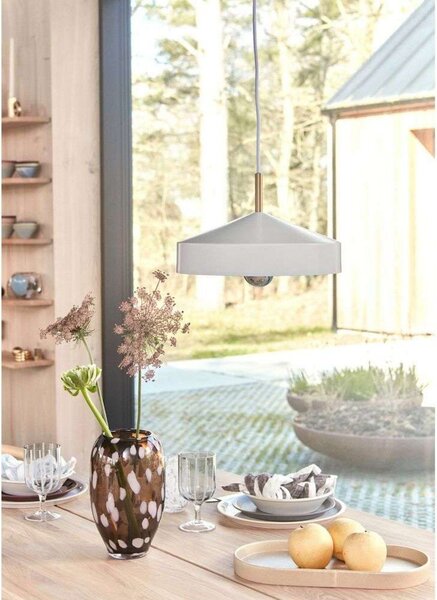 Lustră Pendul OYOY Living Design, Hat Small, Negru, Sala de mese, Metal, Scandinavă