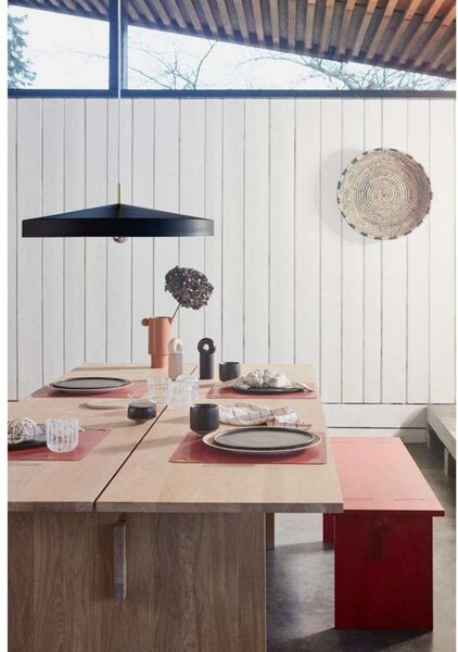 Lustră Pendul OYOY Living Design, Hat Large, Negru, Bucătărie, Metal, Scandinavă