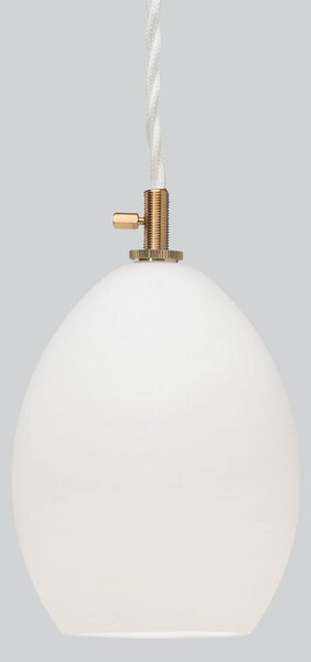 Northern Unika lampă suspendată sticlă, alb, small, reglabil, Alb, Camera de zi / sufragerie, Sticlă, Design