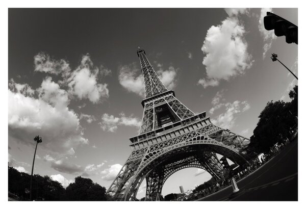 Tablou - Turnul Eiffel din Paris (90x60 cm)