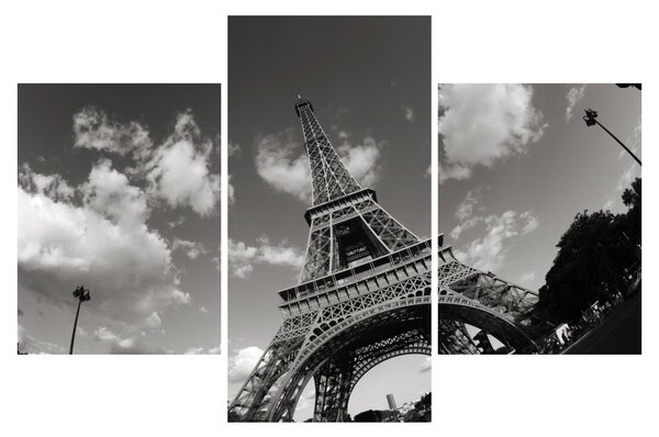 Tablou - Turnul Eiffel din Paris (90x60 cm)