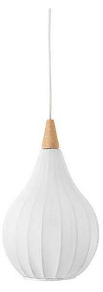 Lustră Pendul Halo Design, Alb, Camera de zi, Țesătură / Textil