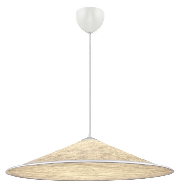 Lustră Pendul DFTP by Nordlux, Hill, reglabil, Alb, Camera de zi, Țesătură / Textil
