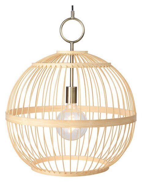 Lustră Pendul Halo Design, Bej, Sala de mese, Lemn