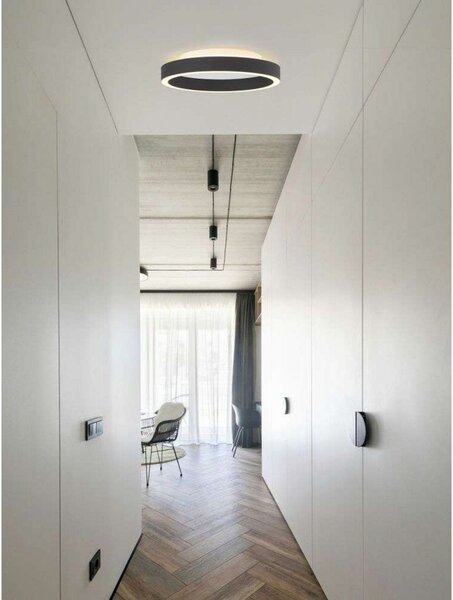 Plafoniere Halo Design, reglabil, Alb, dormitor, Plastic