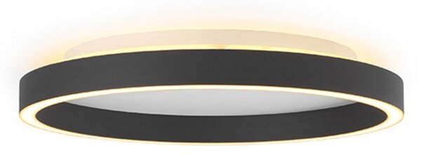 Plafoniere Halo Design, reglabil, Negru, dormitor, Plastic