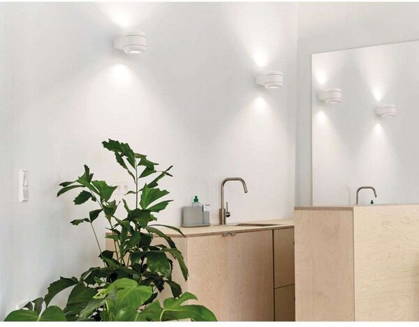 Lampă de perete Serien Lighting, reglabil, Alb, Zona coridorului, Aluminiu