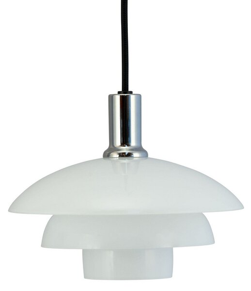 Lustră Pendul Dyberg Larsen, Morph, reglabil, Alb, Bucătărie, Sticlă, Design