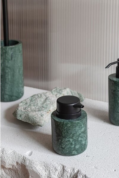 Dozator de săpun lichid verde închis din marmură 200 ml Marble – Mette Ditmer Denmark