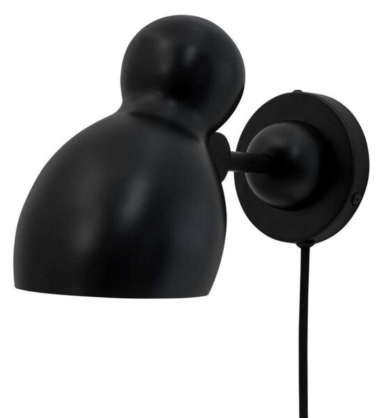 Lampă de perete Dyberg Larsen, Ludo, Negru, Camera de zi, Metal, Scandinavă