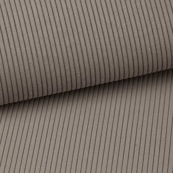 Pat taupe tapițat cu spațiu de depozitare cu saltea 90x200 cm Avela – Bonami Selection