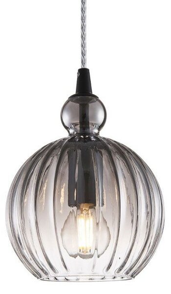Lustră Pendul Halo Design, Gri, Sala de mese, Sticlă