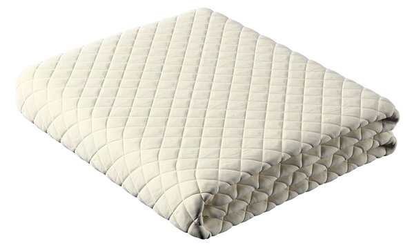 Cuvertura matlasata cu diamante culoare crem Țesătură gloss, catifea