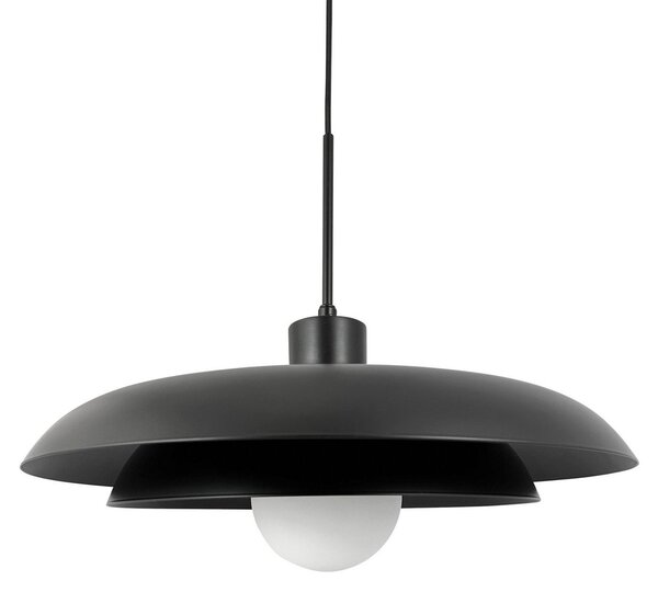 Lustră Pendul Dyberg Larsen, Ava, reglabil, Negru, Camera de zi, Metal, Design