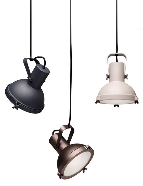 Nemo Projecteur 165, alb nisip, reglabil, Bej, Camera de zi / sufragerie, Metal, Design industrial