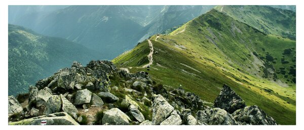 Tablou - Peisaj montan (120x50 cm)