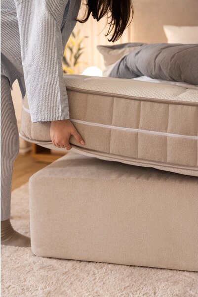 Pat boxspring albastru 160x200 cm Olia Bold – Bonami Selection