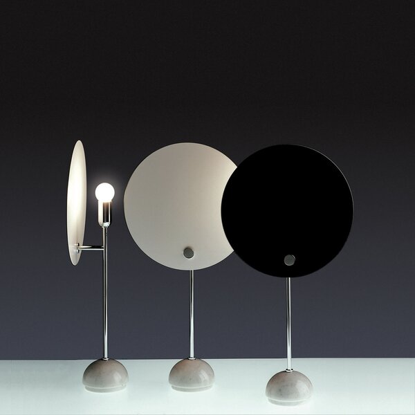 Nemo Lampă de masă Kuta pentru iluminat indirect, Alb, Camera de zi / sufragerie, Metal, Design