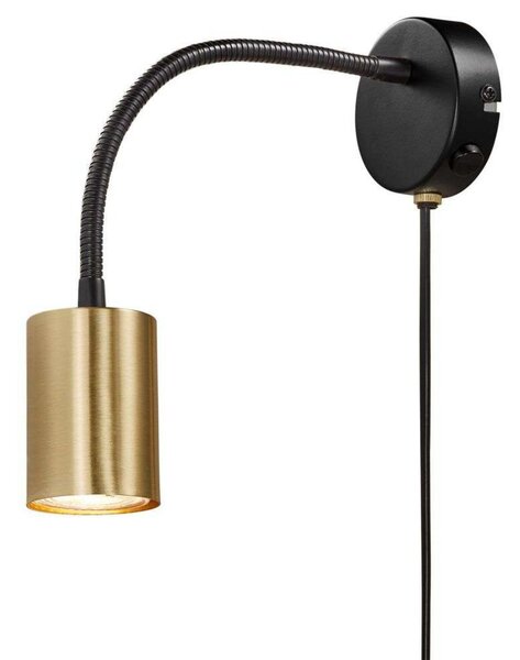 Lampă de perete Nordlux, Auriu / Alamă, Metal