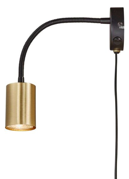 Lampă de perete Nordlux, Auriu / Alamă, Metal