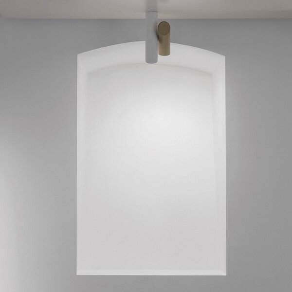 Nemo Tubes LED plafonieră 2 becuri alb / auriu, reglabil, Auriu / Alamă, Camera de zi / sufragerie, Metal, Modern