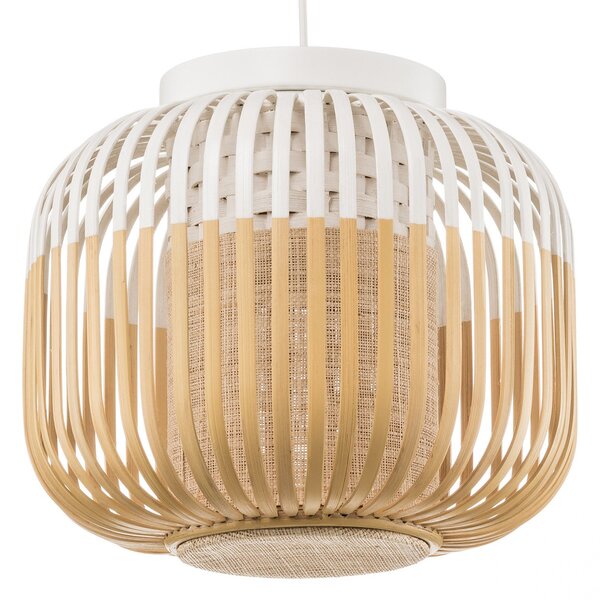 Plafoniere Forestier, Bamboo Light XS, reglabil, Alb, Camera de zi, Bamboo, Design