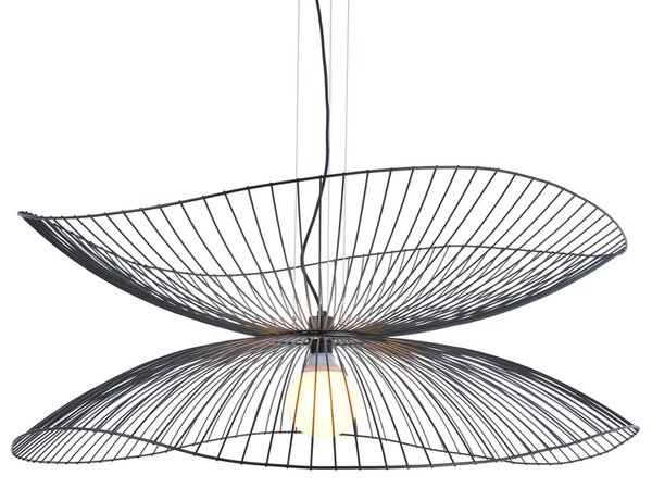 Lustră Pendul Forestier, Libellule L, reglabil, Negru, Camera de zi, Metal, Design