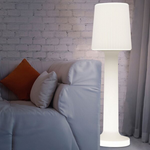 Newgarden Carmen lampadar inaltime 110 cm lumina naturala, Alb, Plastic, Modern