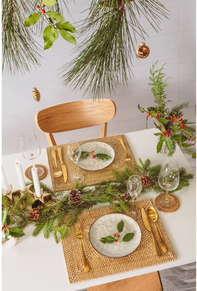 Suport pentru farfurii din ratan 40x30 cm - Tiseco Home Studio