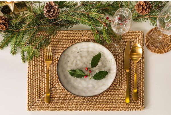 Suport pentru farfurii din ratan 40x30 cm - Tiseco Home Studio