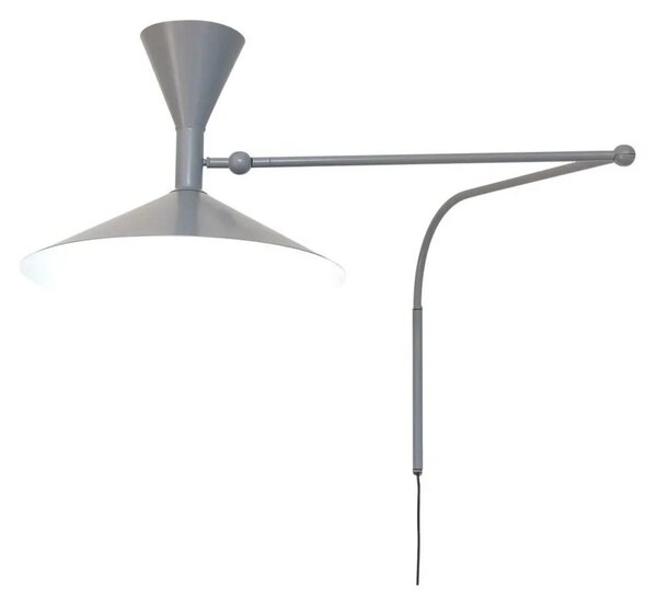 Lampă de perete Nemo Lighting, Gri, Camera de zi, Vintage