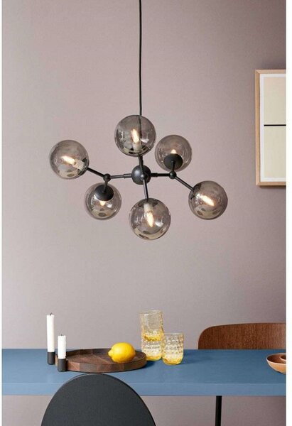Lustră Pendul Halo Design, Gri, Sala de mese, Metal