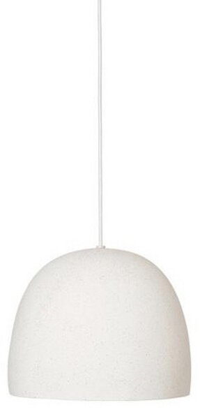 Lustră Pendul ferm LIVING, Speckle, reglabil, Alb, Camera de zi, Ceramică, Design