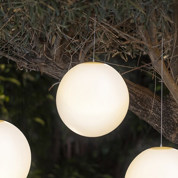 Newgarden Pianeta LED pentru exterior, Ø 45 cm, reglabil, Alb, Plastic