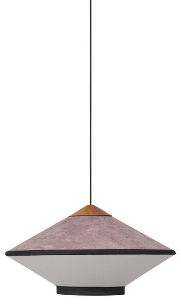Lustră Pendul Forestier, Cymbal S, reglabil, Violet, Camera de zi, Țesătură / Textil, Design