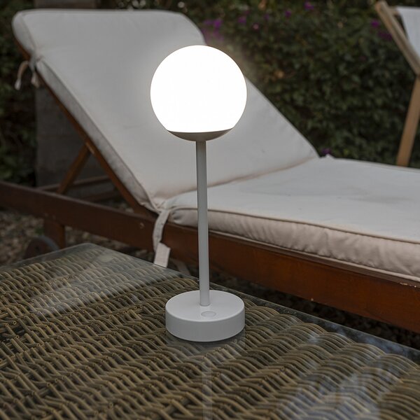 Newgarden Lampă de masă Norai Slim LED, antracit, reglabil, Gri, Camera de zi / sufragerie, Plastic