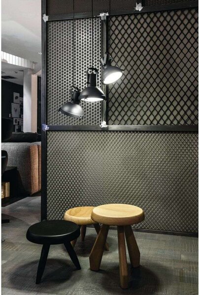 Lustră Pendul Nemo Lighting, Alb, Bucătărie, Aluminiu, Design industrial
