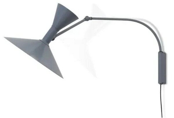 Lampă de perete Nemo Lighting, Gri, Camera de zi, Metal, Vintage