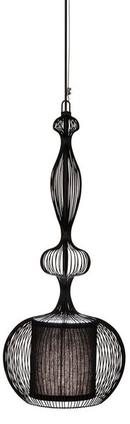 Lustră Pendul Forestier, Impératrice, reglabil, Negru, Camera de zi, Metal, Design