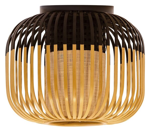 Plafoniere Forestier, Bamboo Light XS, reglabil, Negru, Camera de zi, Bamboo, Design