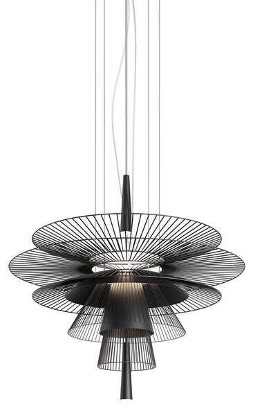 Lustră Pendul Forestier, Gravity 1, Negru, Bucătărie, Metal, Design