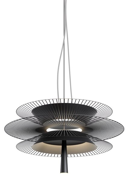 Lustră Pendul Forestier, Gravity 2, Negru, Bucătărie, Metal, Design