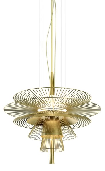 Lustră Pendul Forestier, Gravity 1, Auriu / Alamă, Bucătărie, Metal, Design