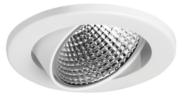 OMS Spot de încastrat cu LED Zipar reglabil 12W 4,000K, Alb, Hol, Metal, Modern, Plafon încastrat
