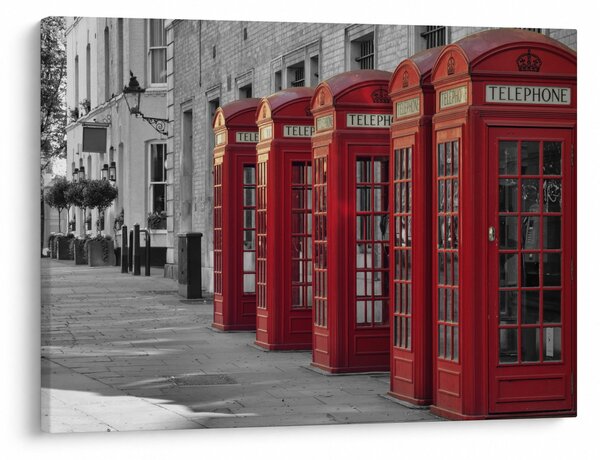 Tablou - Cutii telefonice din Londra (70x50 cm)