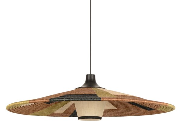 Lustră Pendul Forestier, Parrot L, reglabil, Maro / Rugină, Camera de zi, Design