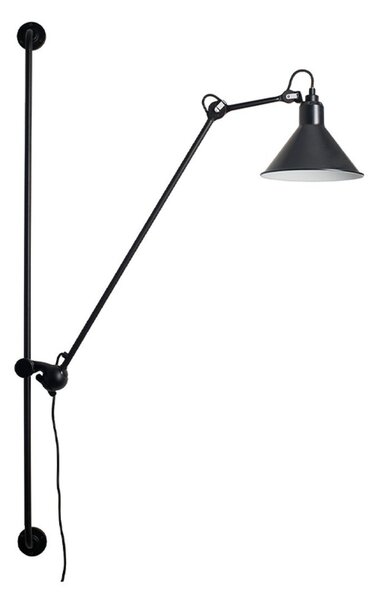 Lampă de perete Lampe Gras, Negru, Camera de zi, Metal, Design industrial