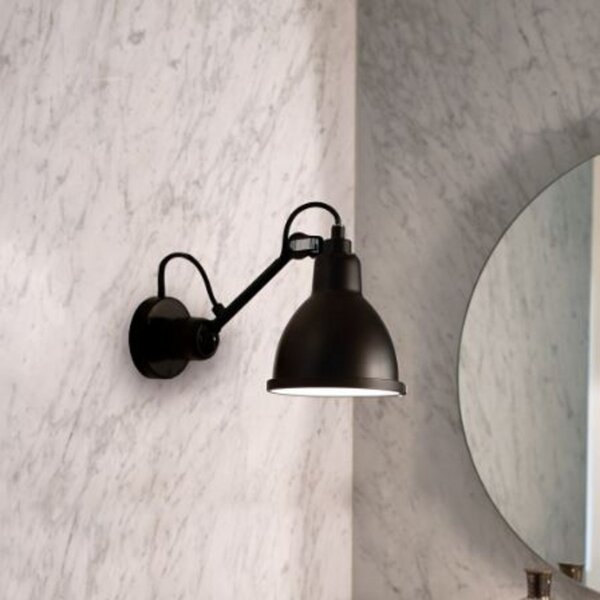 Lampă de perete Lampe Gras, Negru, Baie, Metal, Design